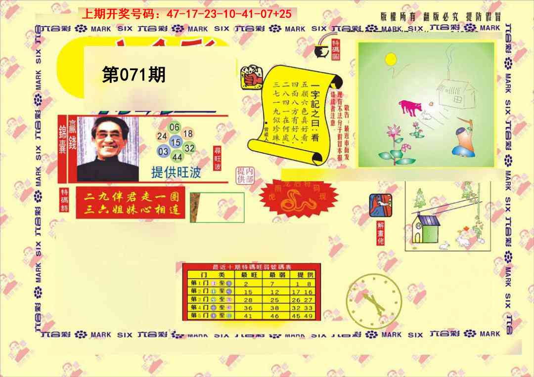 071期特码王[图]
