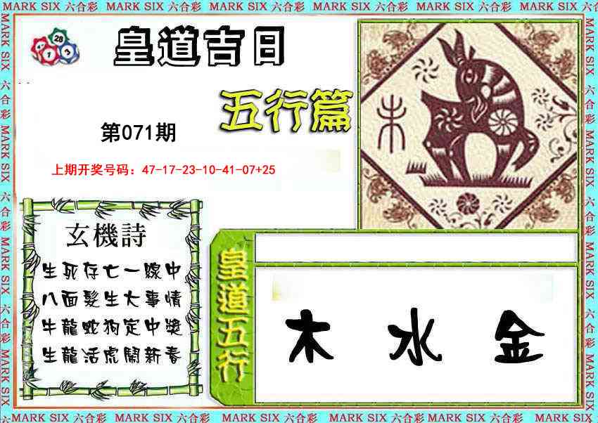 071期皇道吉日五行篇[图]