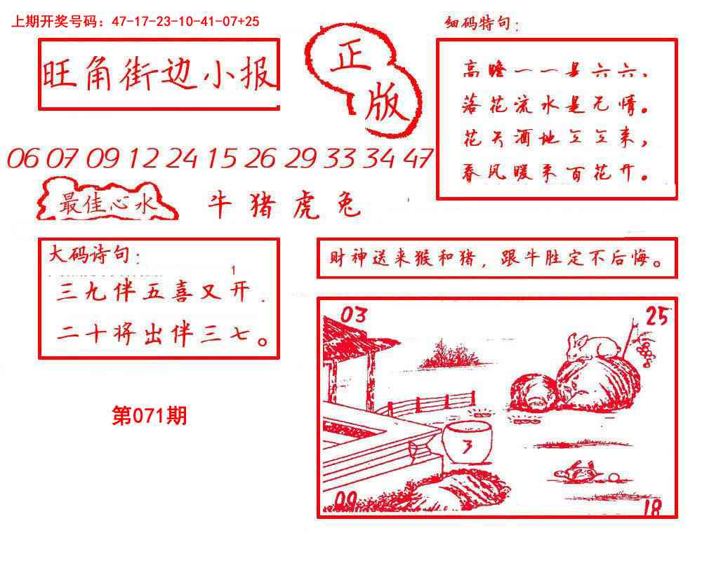 071期旺角街边小报[图]