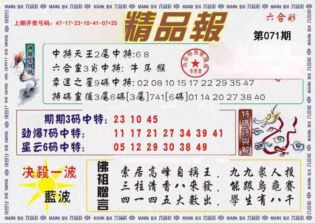 071期精品报[图]