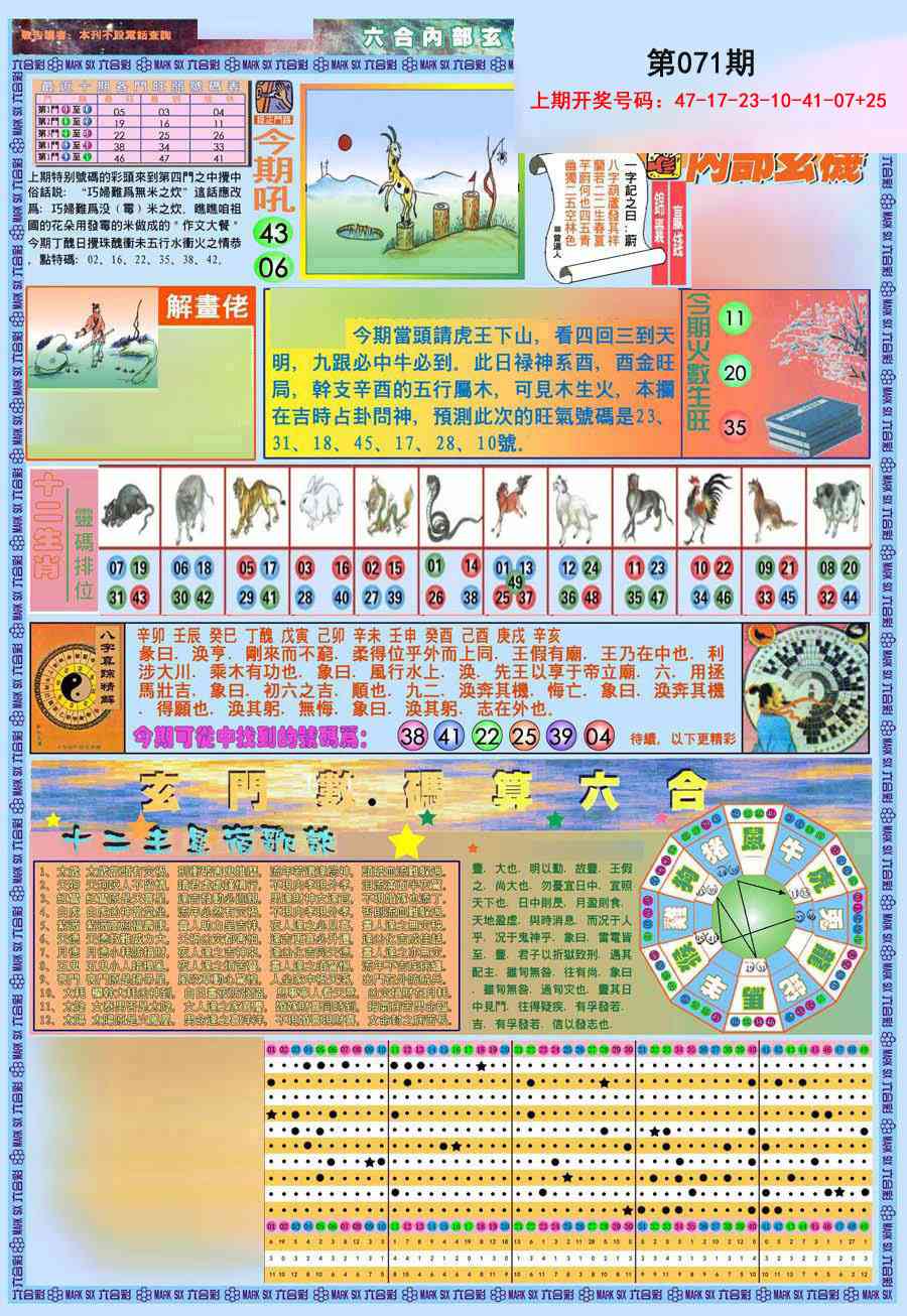 071期(新版)内部玄机A[图]