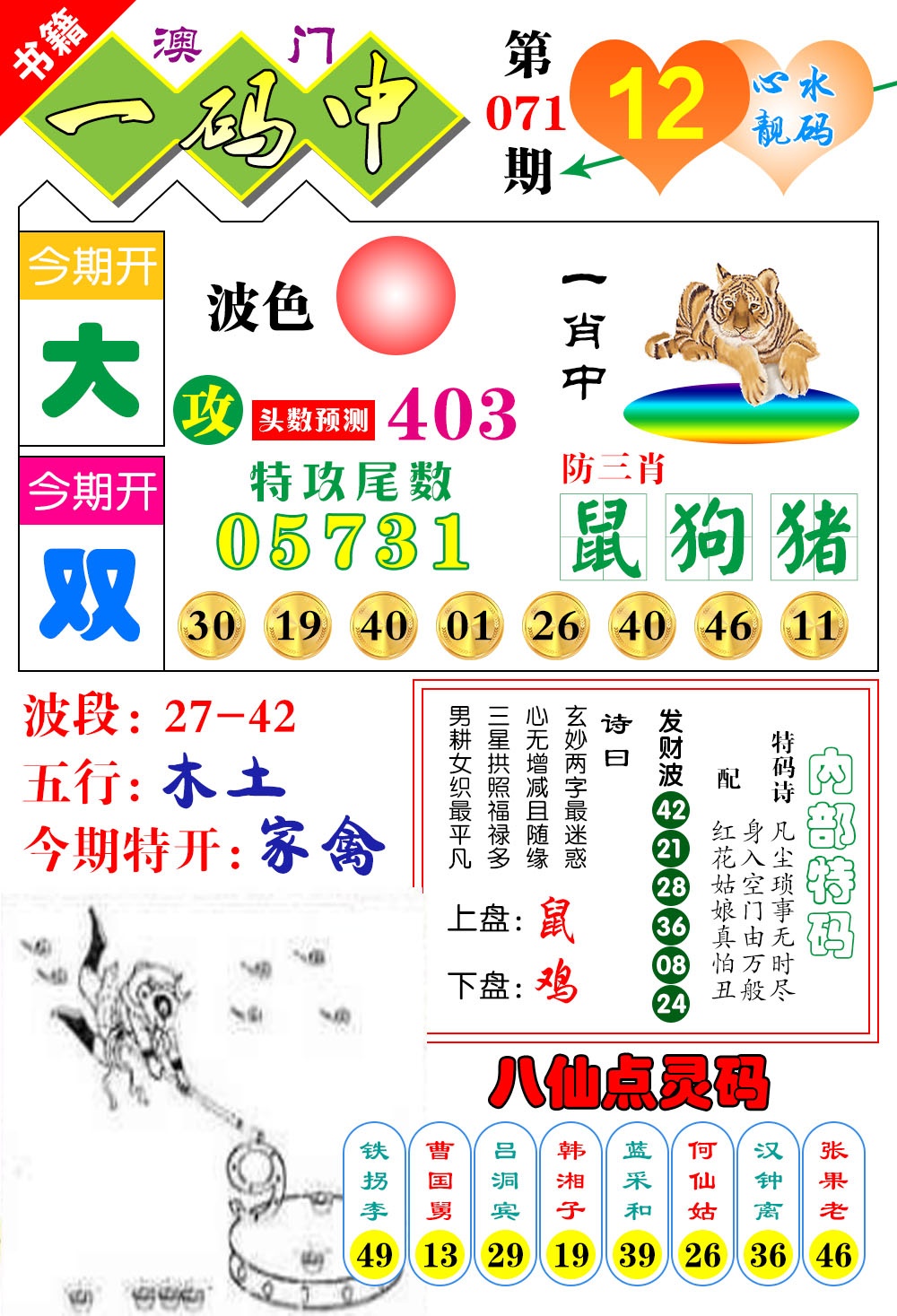 071期澳门发财波[图]