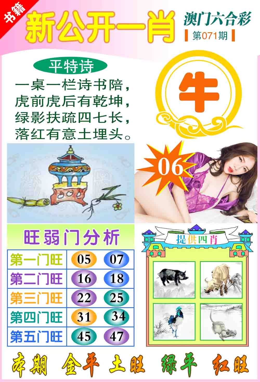 071期新公开一肖[图]