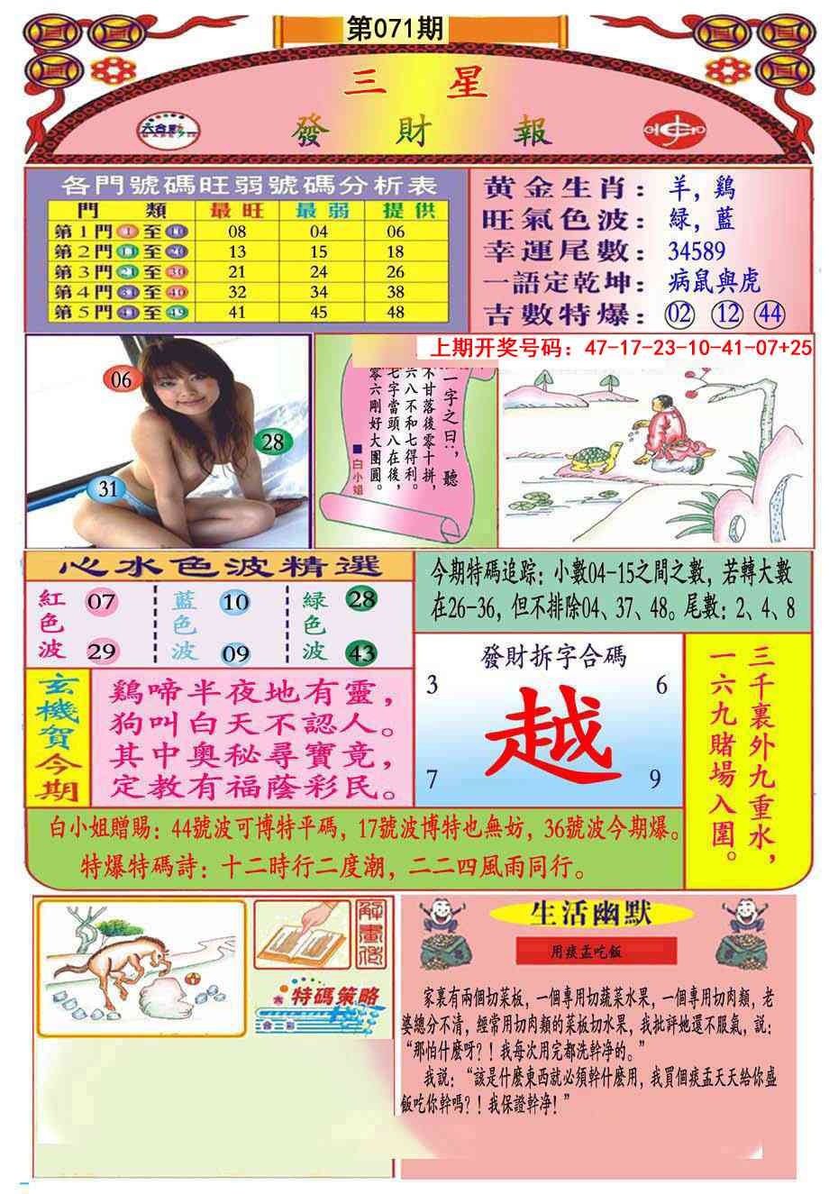 071期三星发财报(推荐)[图]