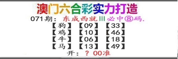 071期东成西就[图]