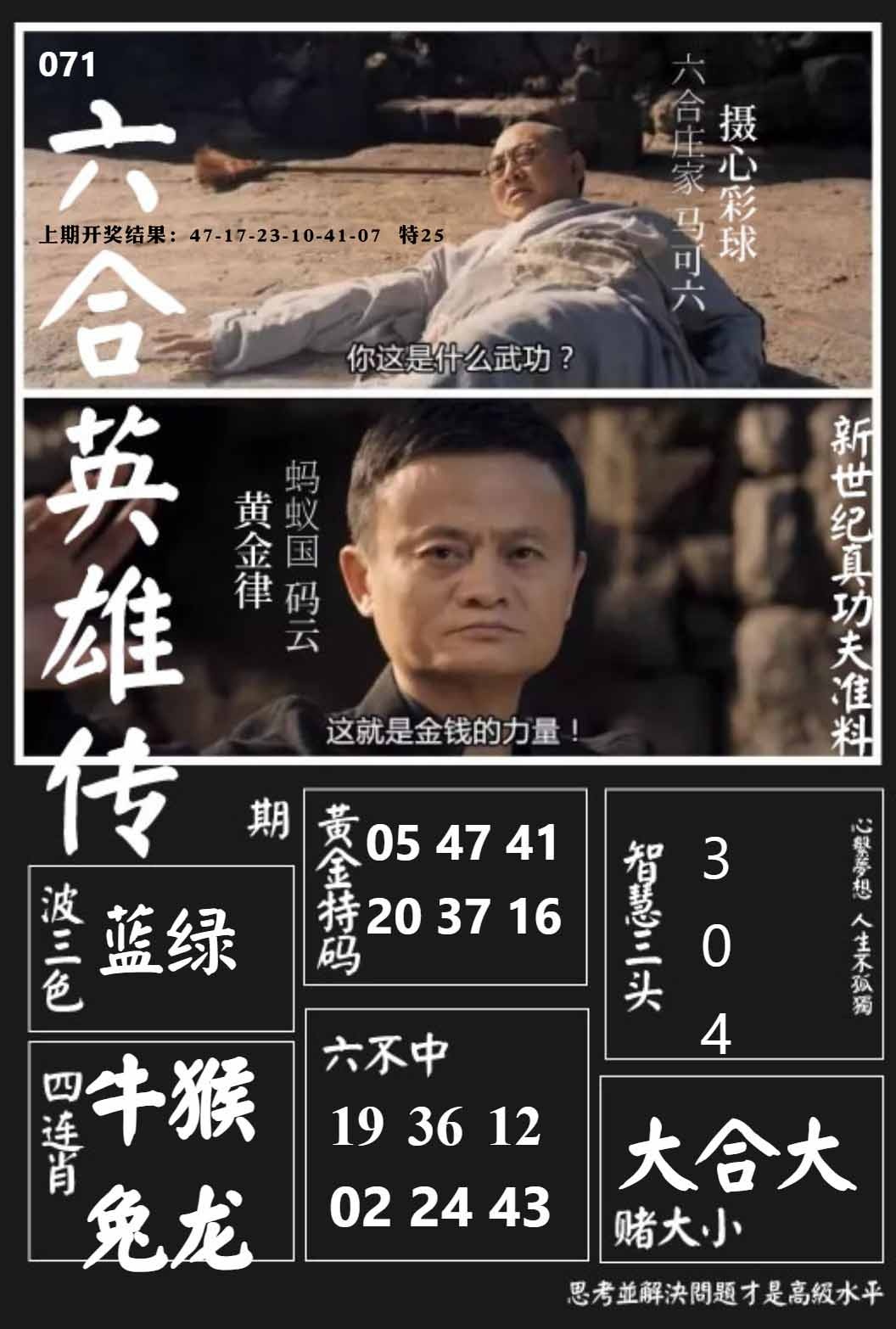 071期六合英雄传[图]